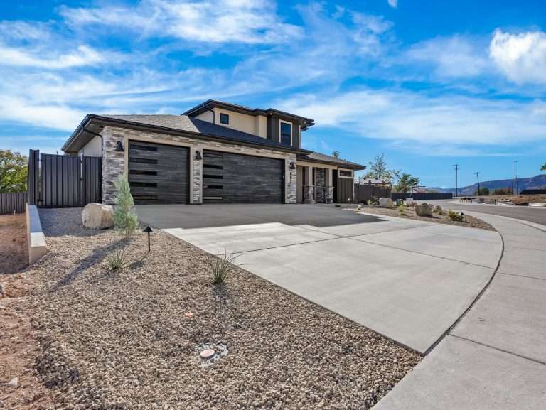 602 Manzanita Drive front exterior and driveway, Grand Junction, CO new home by Integrity Homes