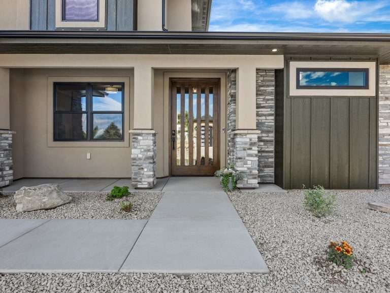 602 Manzanita Drive front entry, Grand Junction, CO new home by Integrity Homes