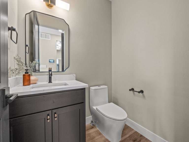 602 Manzanita Drive powder room, Grand Junction, CO new home by Integrity Homes
