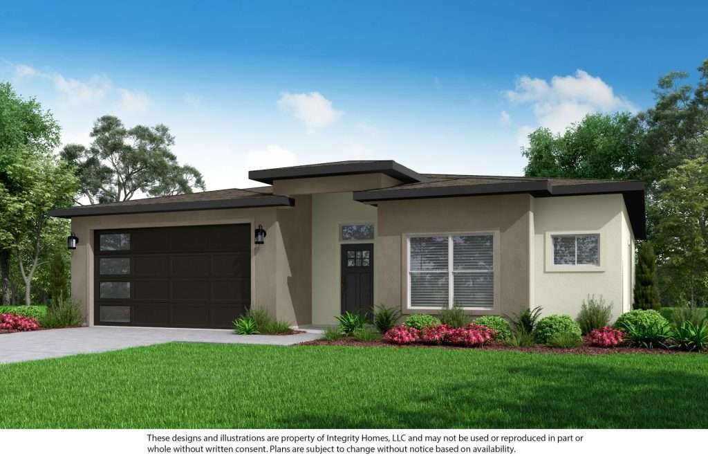 The Merlot floor plan elevation
