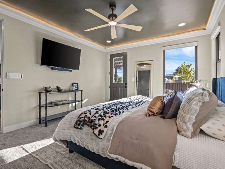 602 Manzanita Drive primary bedroom, Grand Junction, CO new home by Integrity Homes