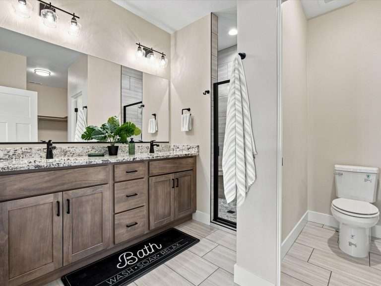 3310 Pyrus Street primary bathroom, Clifton, CO new home by Integrity Homes