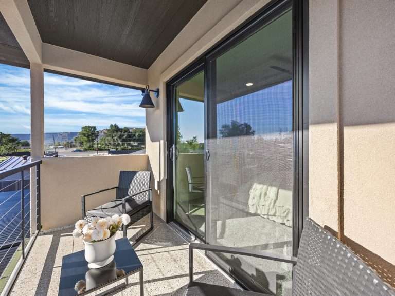 602 Manzanita Drive covered balcony, Grand Junction, CO new home by Integrity Homes