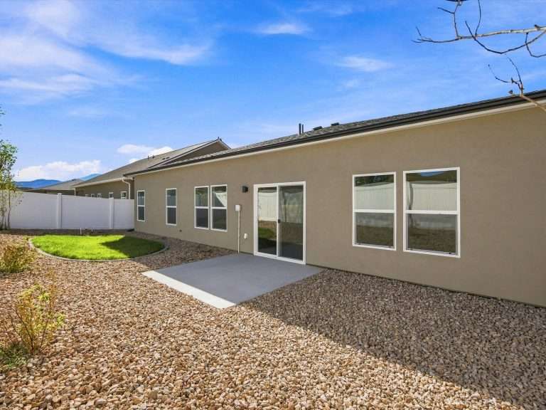 3310 Pyrus Street back patio, Clifton, CO new home by Integrity Homes