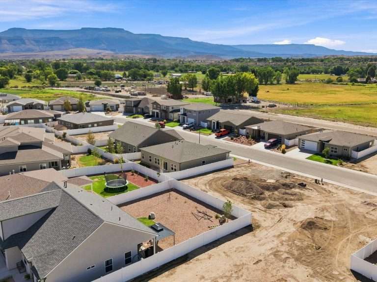 3310 Pyrus Street aerial view of the neighborhood, Clifton, CO new home by Integrity Homes