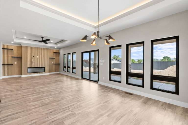618 Manzanita Drive great room with fireplace, Grand Junction, CO new home by Integrity Homes