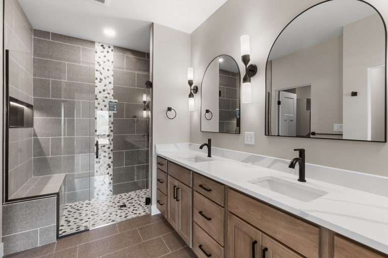 618 Manzanita Drive primary bathroom vanity, Grand Junction, CO new home by Integrity Homes