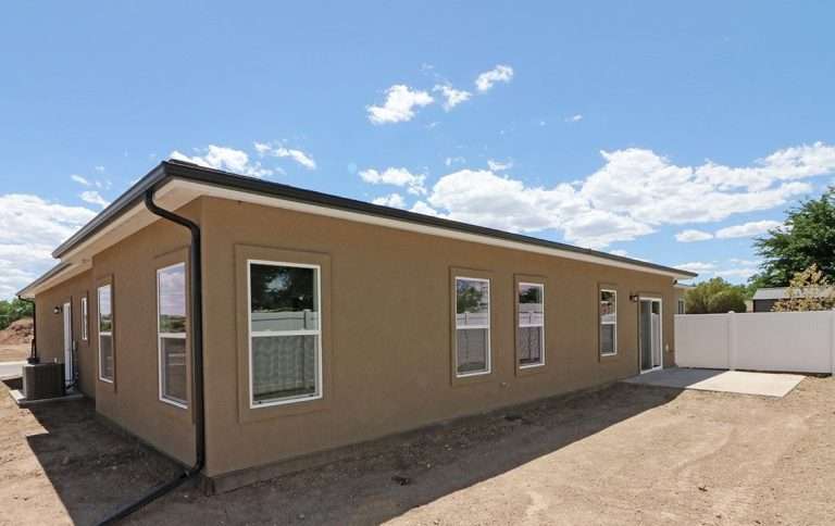 The Bookcliff back exterior, new home by Integrity Homes in Western Colorado