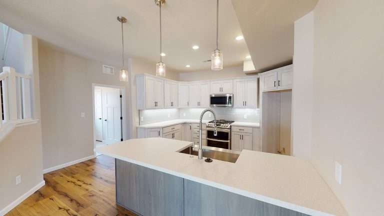 The Zafiro kitchen, new home by Integrity Homes in Western Colorado
