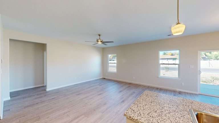 The Merlot great room, new home by Integrity Homes in Western Colorado