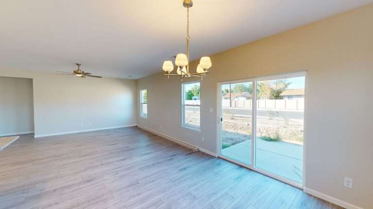 The Merlot dining area, new home by Integrity Homes in Western Colorado