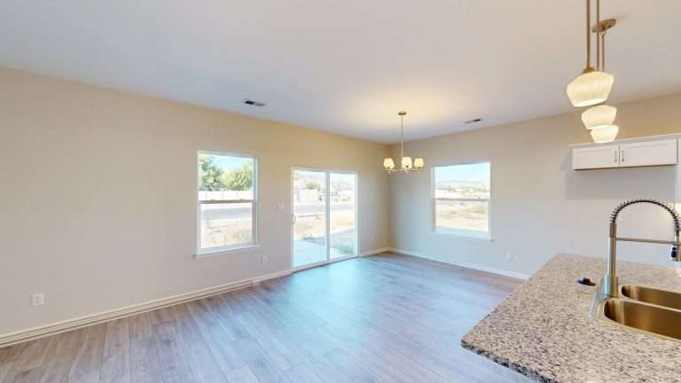 The Merlot dining area, new home by Integrity Homes in Western Colorado
