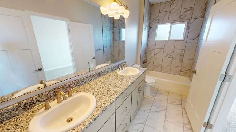 The Merlot bathroom, new home by Integrity Homes in Western Colorado