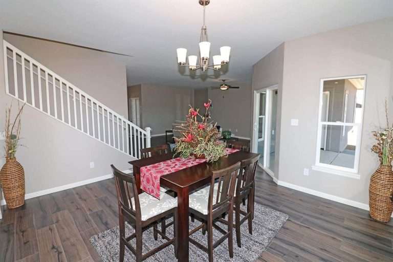 The Ópalo dining area, new home by Integrity Homes in Western Colorado