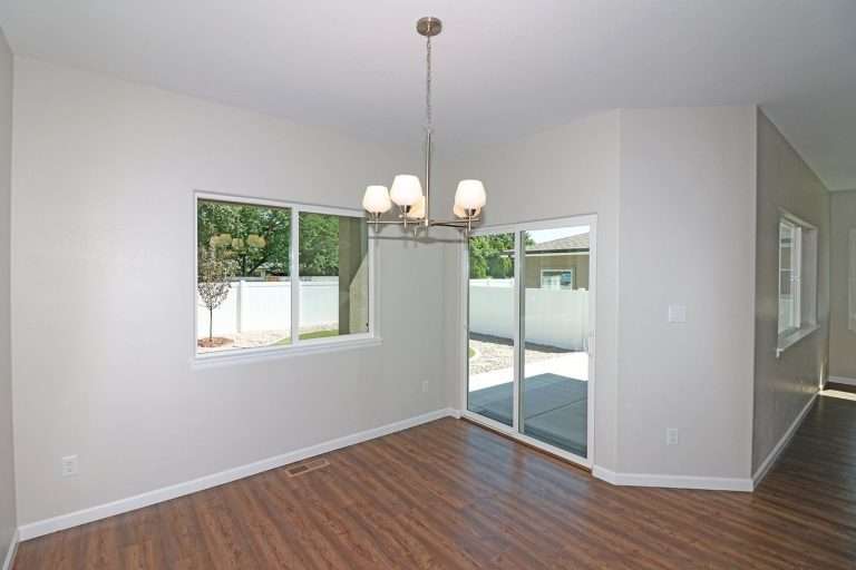 The Garfield dining area, new home by Integrity Homes in Western Colorado