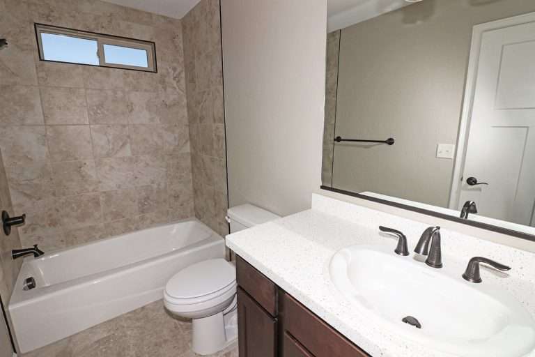 The Coral bathroom, new home by Integrity Homes in Western Colorado