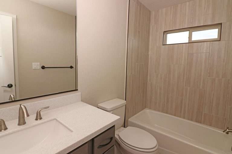 The Diamante bathroom, new home by Integrity Homes in Western Colorado