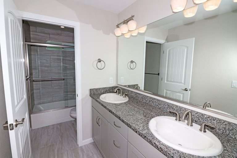 The Garfield bathroom vanity, new home by Integrity Homes in Western Colorado