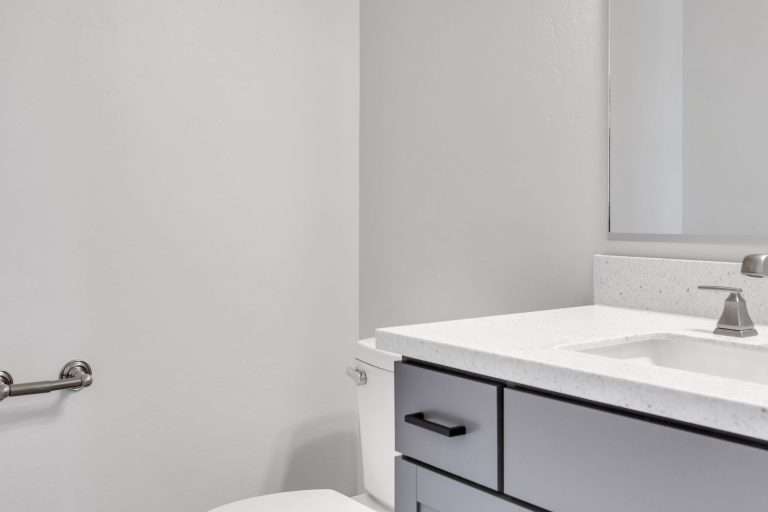 The Merlot bathroom vanity, new home by Integrity Homes in Western Colorado