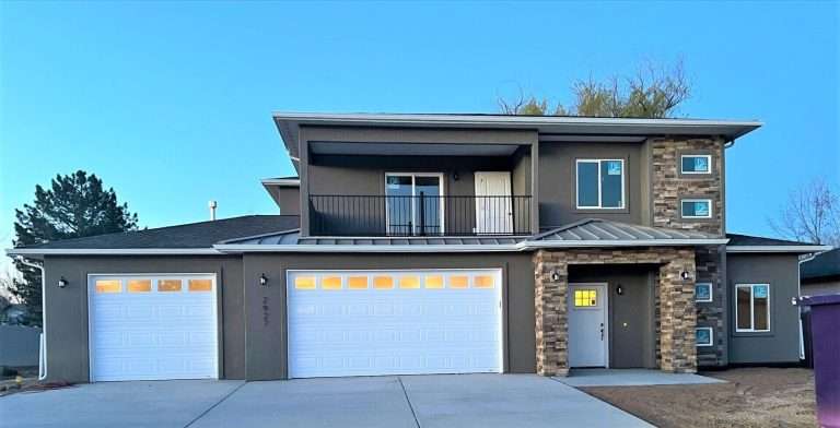 The Diamante front exterior, new home by Integrity Homes in Western Colorado