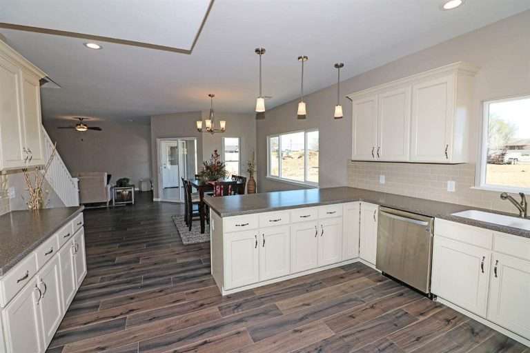 The Ópalo kitchen and dining area, new home by Integrity Homes in Western Colorado