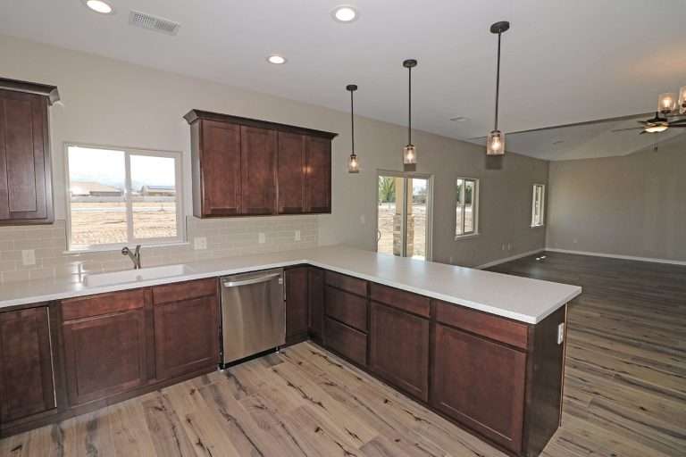 The Coral kitchen, new home by Integrity Homes in Western Colorado