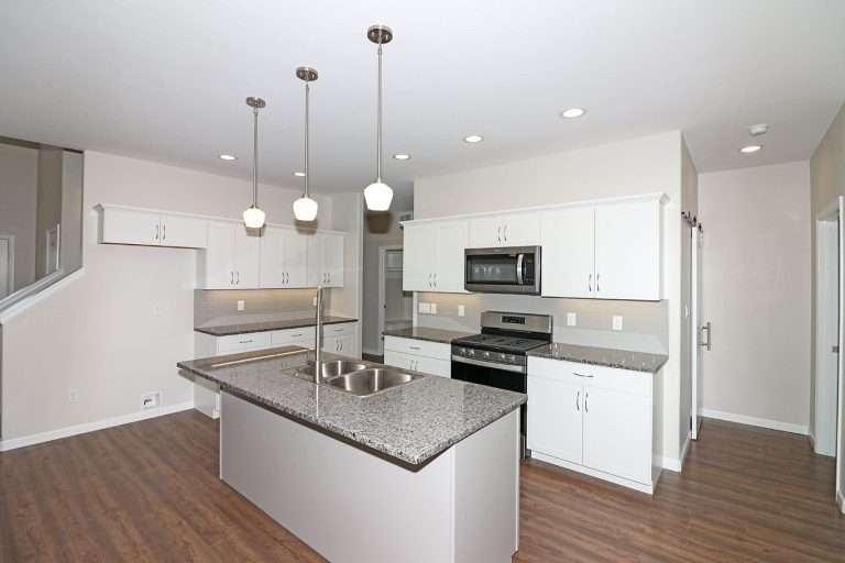 The Garfield kitchen, new home by Integrity Homes in Western Colorado
