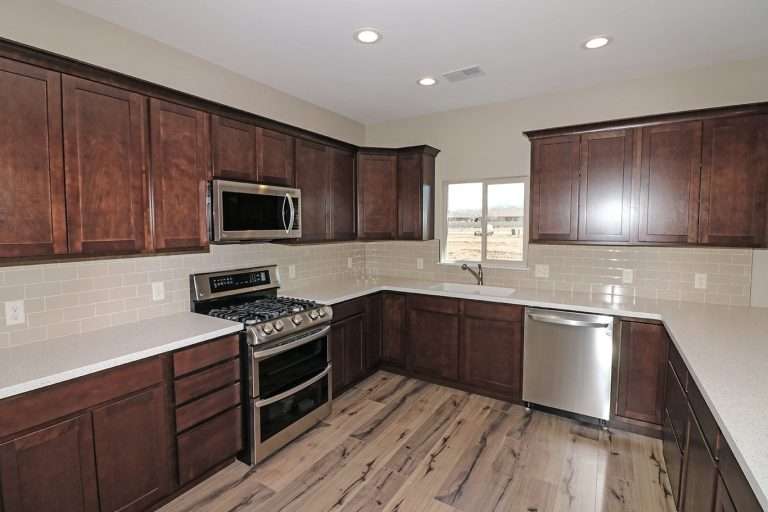 The Coral kitchen, new home by Integrity Homes in Western Colorado