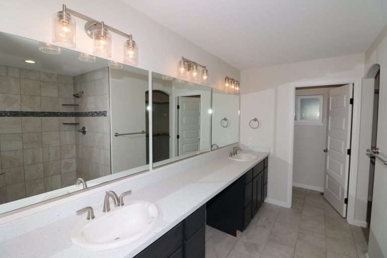 The Diamante primary bathroom vanity, new home by Integrity Homes in Western Colorado