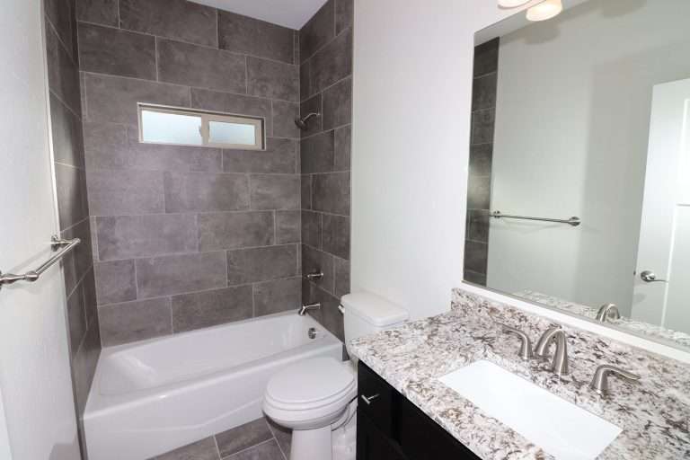 The Rubí bathroom, new home by Integrity Homes in Western Colorado