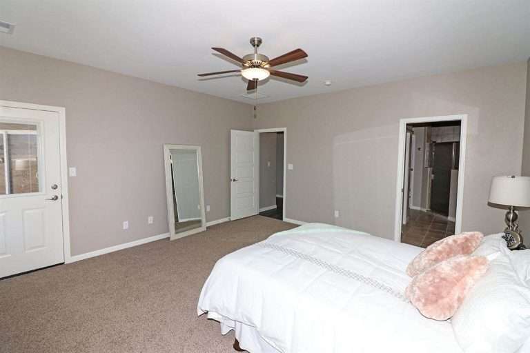 The Ópalo primary bedroom, new home by Integrity Homes in Western Colorado