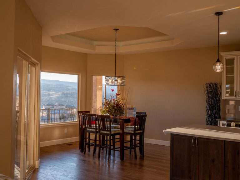 The Ridge dining area, new home by Integrity Homes in Western Colorado