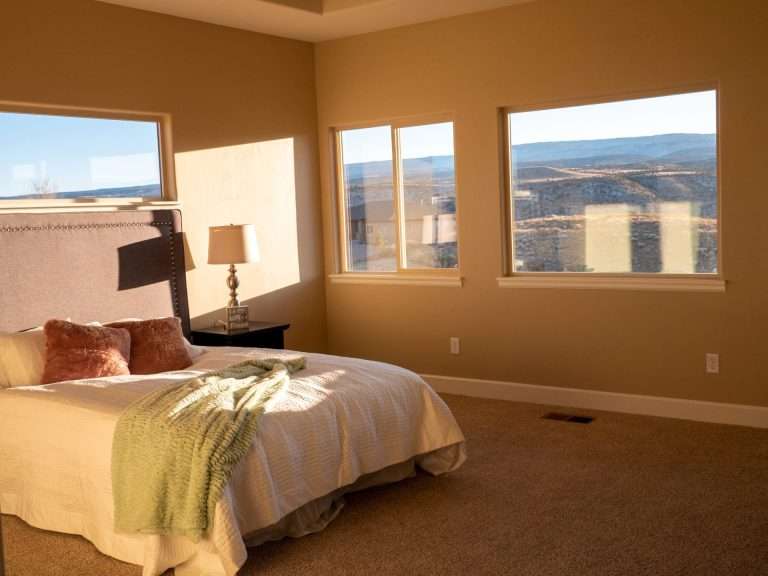 The Ridge primary bedroom, new home by Integrity Homes in Western Colorado