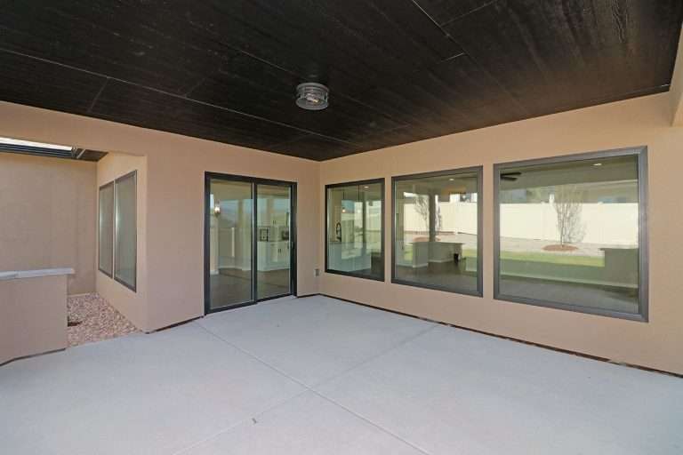 Casa De Pueblo covered patio, new home by Integrity Homes in Western Colorado