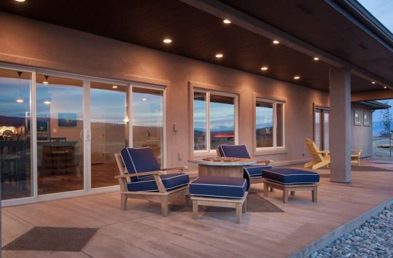 The Prestige covered patio, new home by Integrity Homes in Western Colorado
