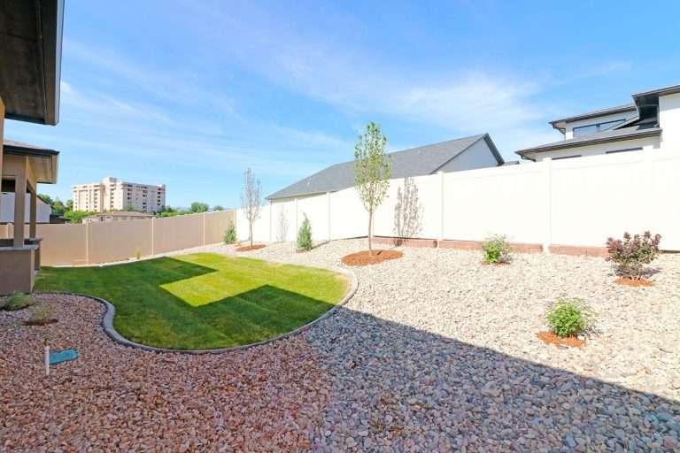 Casa De Pueblo backyard, new home by Integrity Homes in Western Colorado