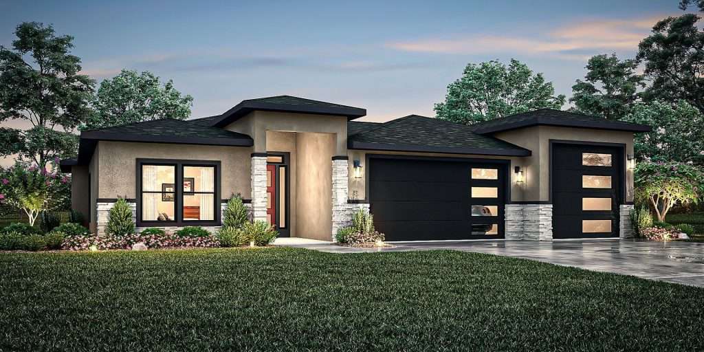 The Carvana floor plan elevation