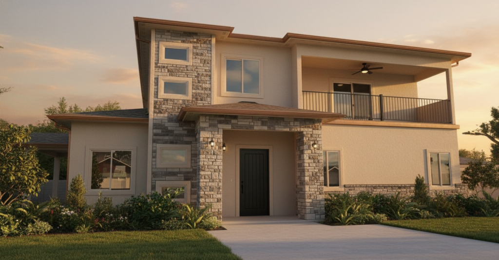 Casa Topacio floor plan elevation