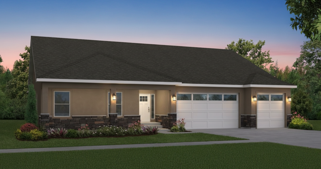 The Spruce floor plan elevation