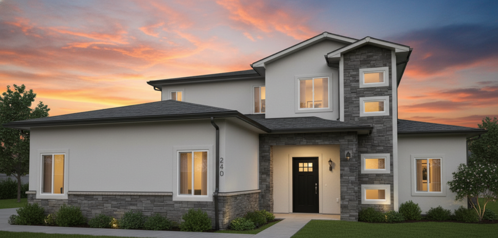 The Amatista floor plan elevation