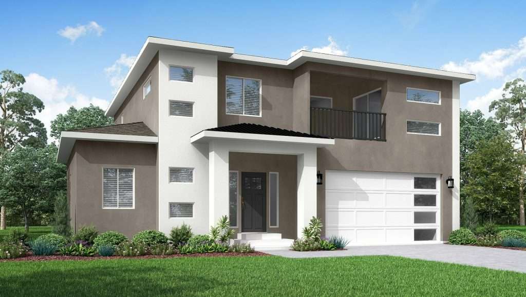 The Mesa floor plan elevation