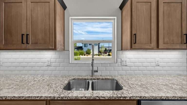 3316 Swan View Lane kitchen sink and window, Clifton, CO new home by Integrity Homes