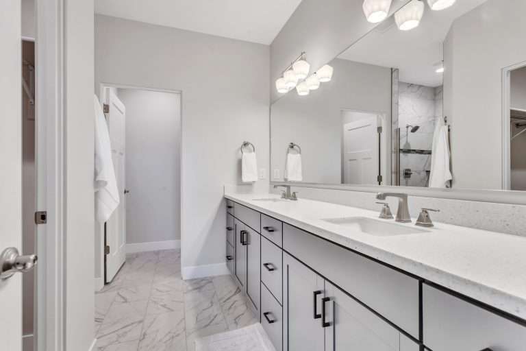 3309 Pyrus Street primary bathroom vanity, Clifton, CO new home by Integrity Homes