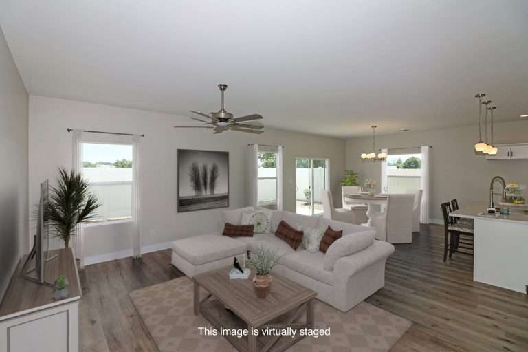 3309 Pyrus Street living room (virtually staged), Clifton, CO new home by Integrity Homes
